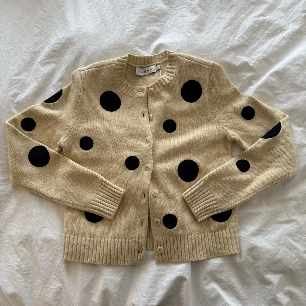 Tory Burch polka dot cardigan